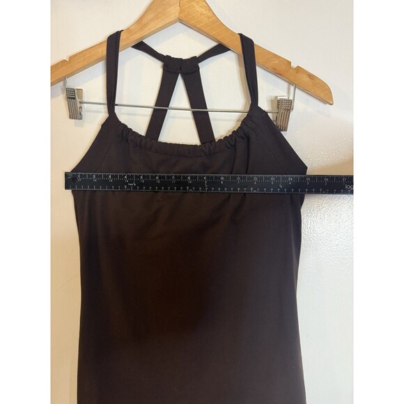 prAna Women's Small Brown Racer back Quinn Dress Built-in shelf bra Stretchy - Picture 8 of 9